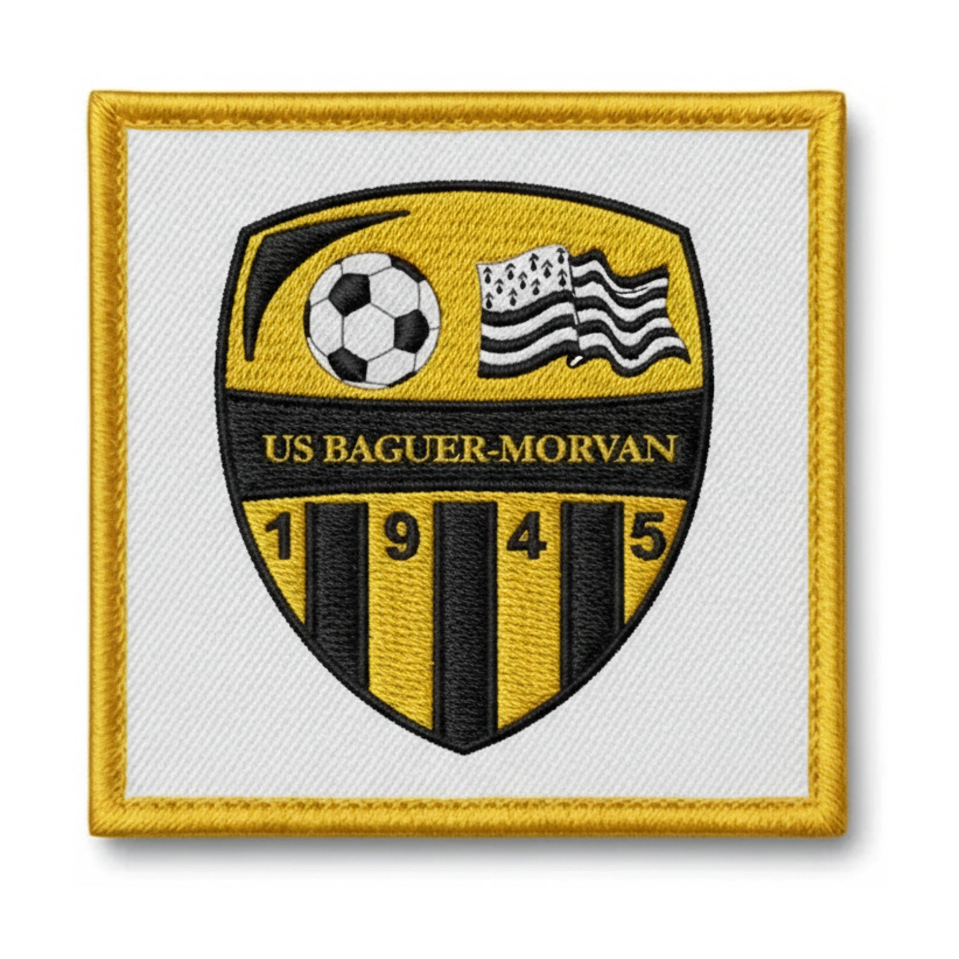 Patch brodé U.S. BAGUER MORVAN Football logo