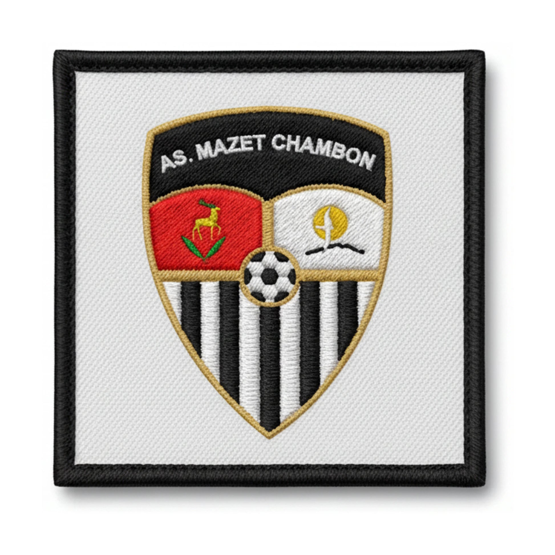 Patch brodé AS Mazet - Chambon Football logo