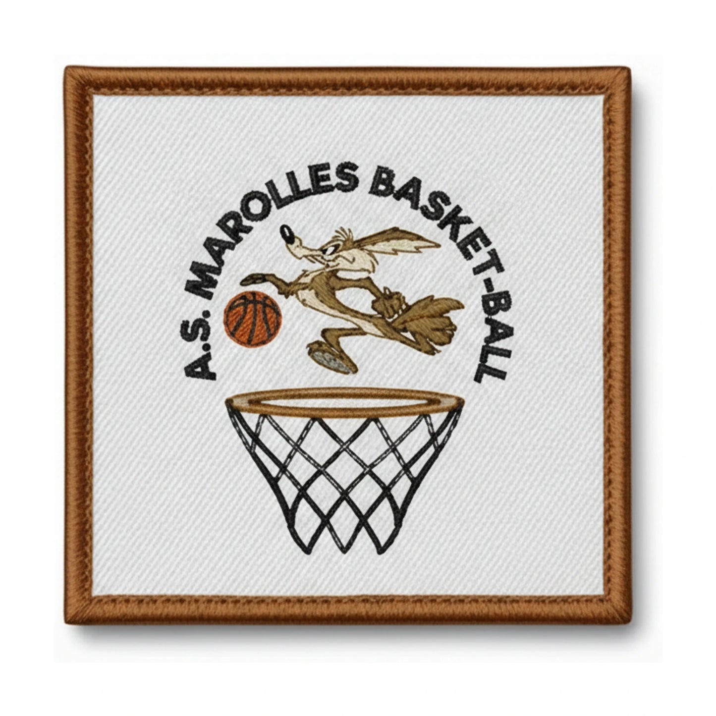Patch brodé AS Marolles sur Seine Basketball logo