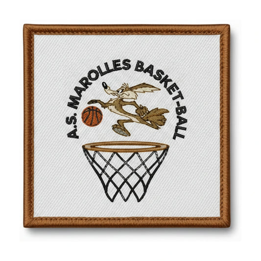 Patch brodé AS Marolles sur Seine Basketball logo