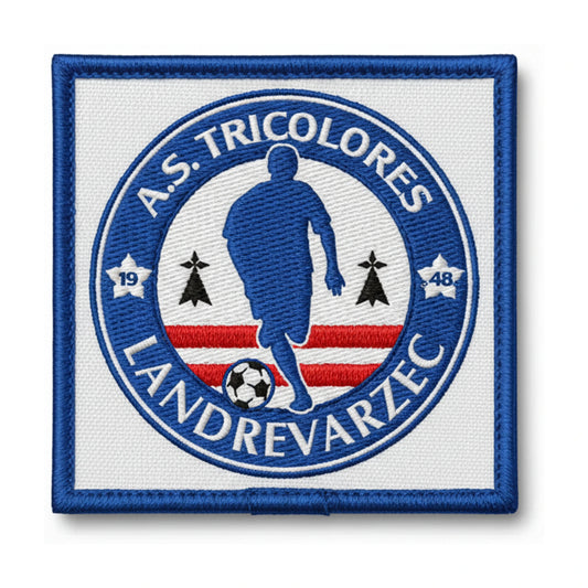 Patch brodé LES TRICOLORES DE LANDREVARZEC Football logo
