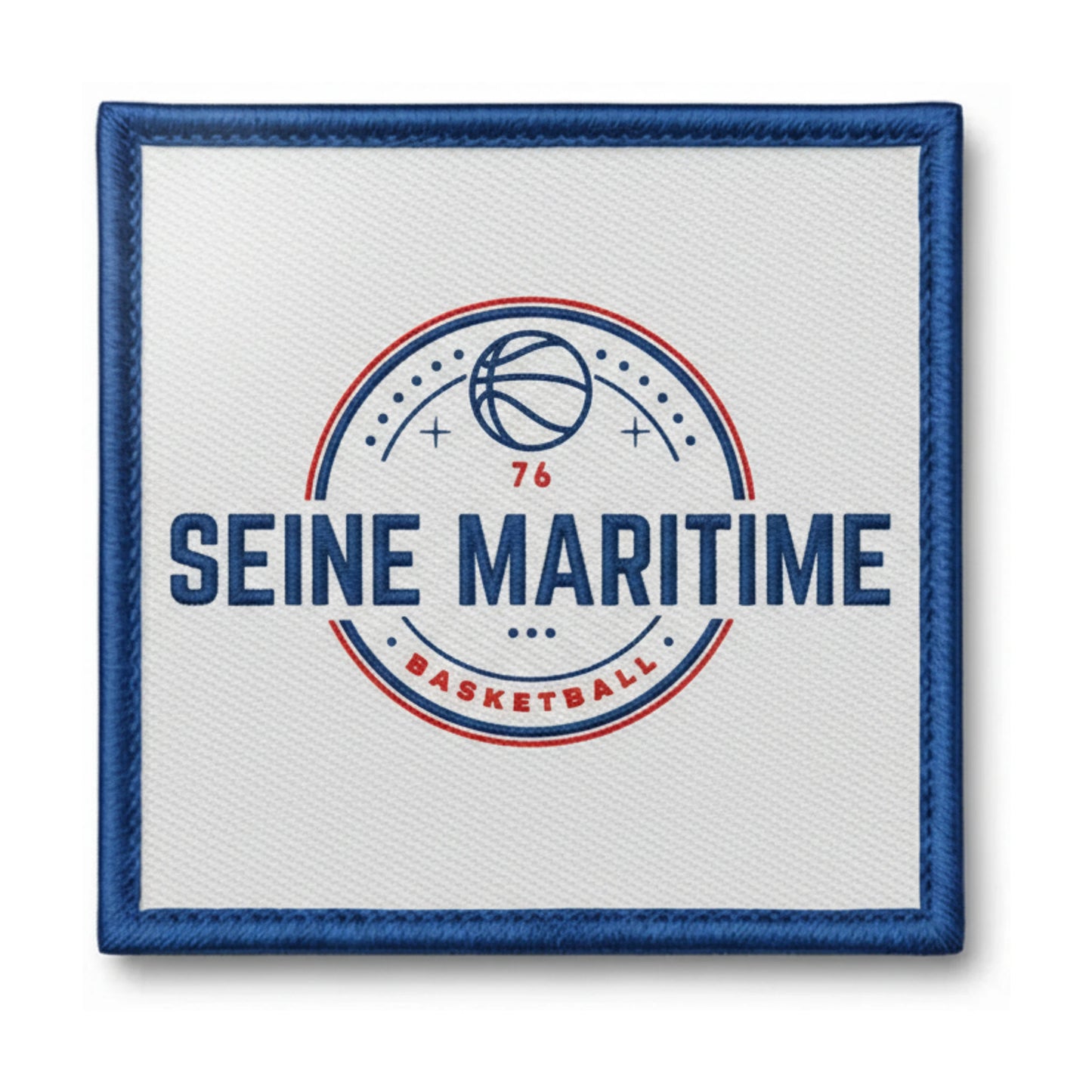 Patch brodé Cd76 Basketball logo