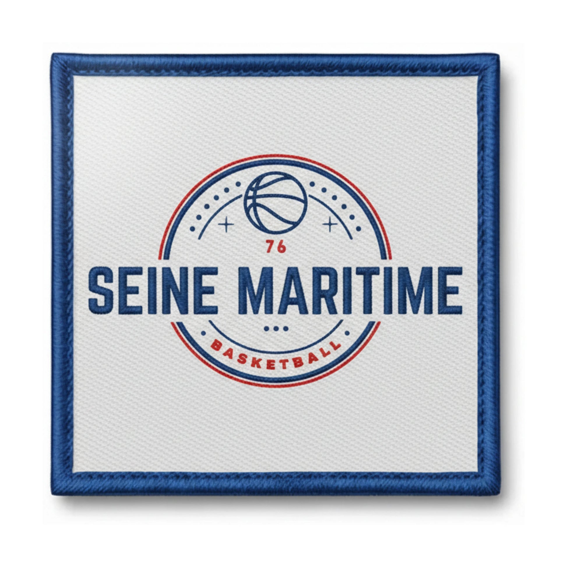 Patch brodé Cd76 Basketball logo