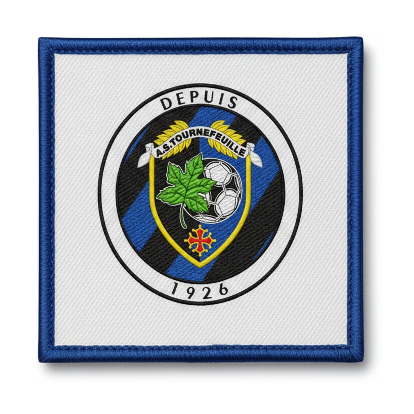 Patch brodé A.S. DE TOURNEFEUILLE Football logo
