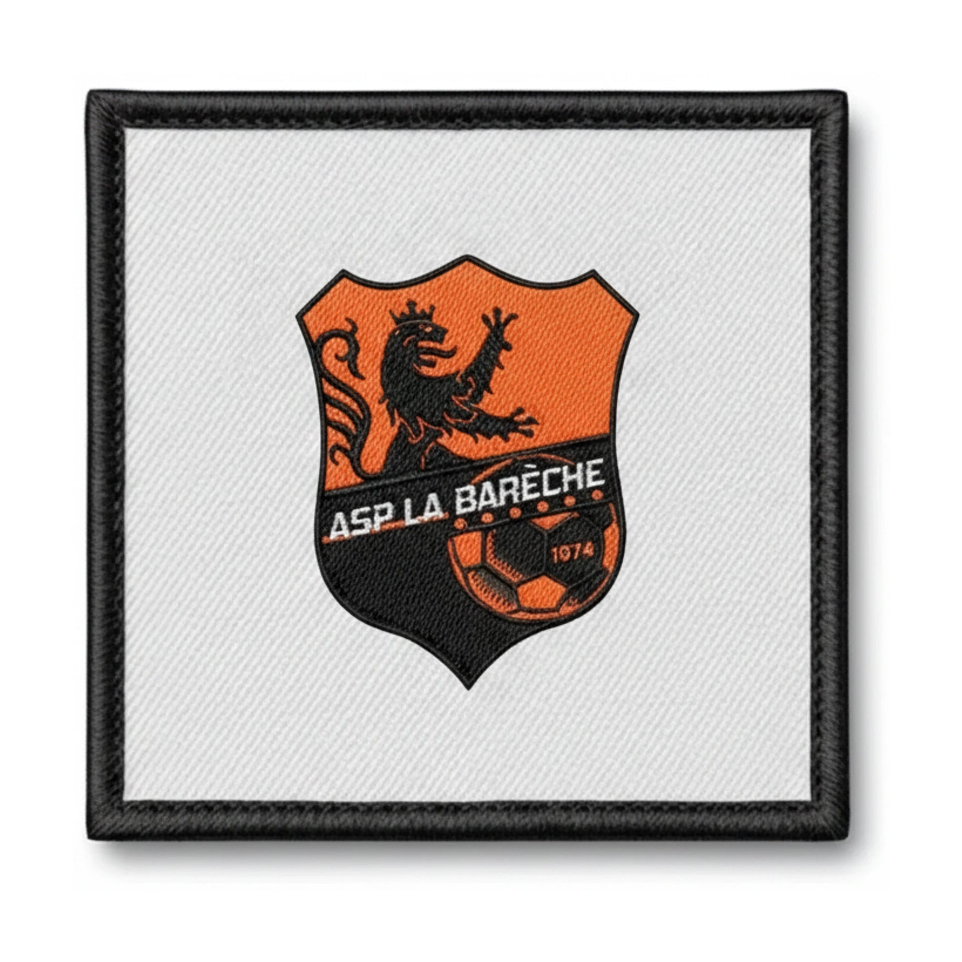 Patch brodé A. S. PLATEAU DE LA BARECHE Football logo