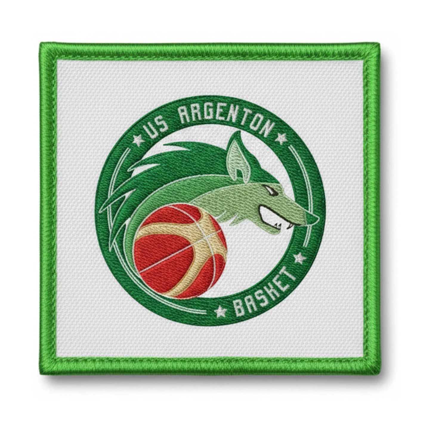Patch brodé US Argentonnaise Basketball logo