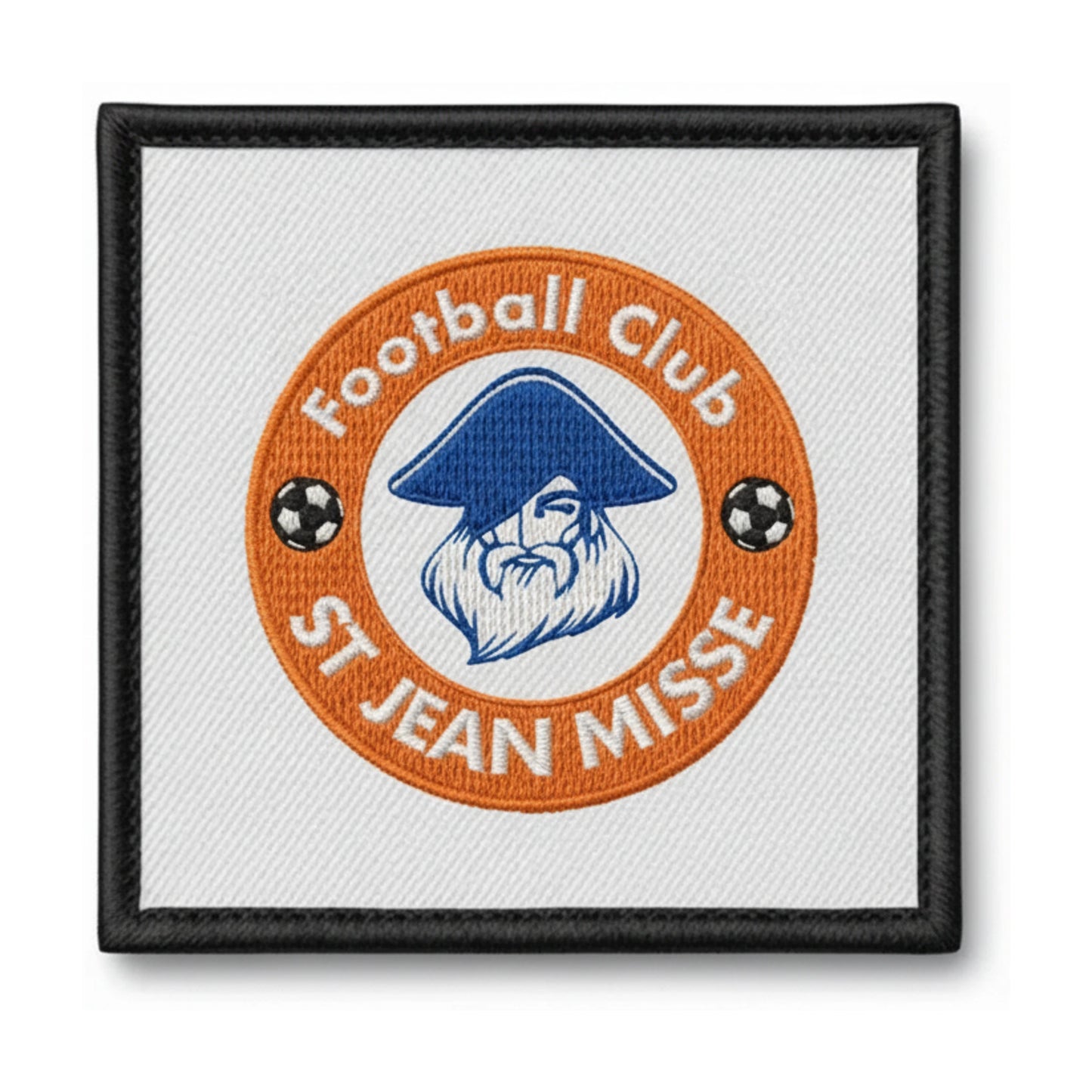 Patch brodé F.C. ST JEAN MISSE Football logo