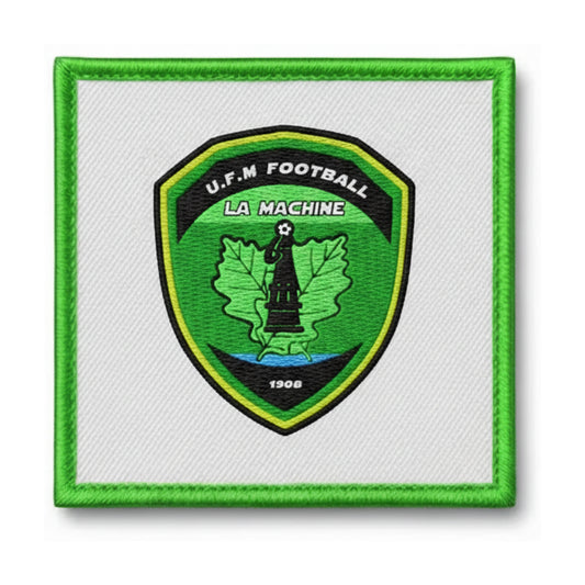 Patch brodé U. FRATERNELLE MACHINOISE Football logo