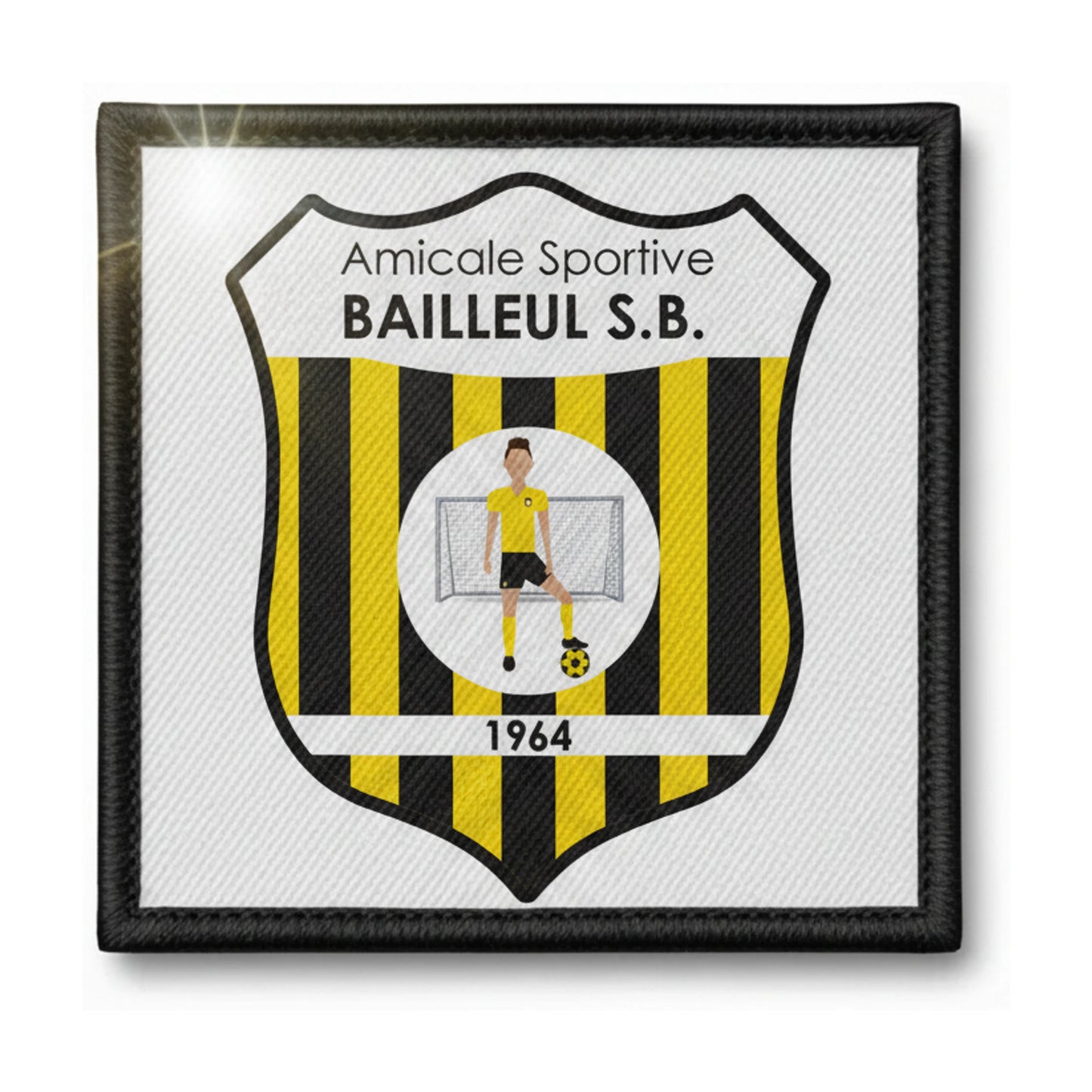 Patch brodé A.S. BAILLEUL SIRE BERTHOULT Football logo