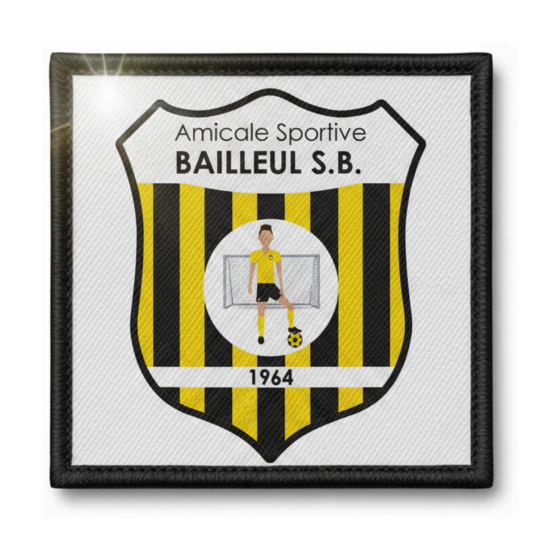 Patch brodé A.S. BAILLEUL SIRE BERTHOULT Football logo