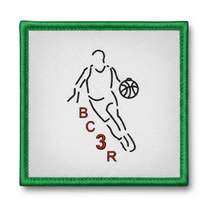 Patch brodé Basket Club 3 Rivières (BC3R) Basketball logo
