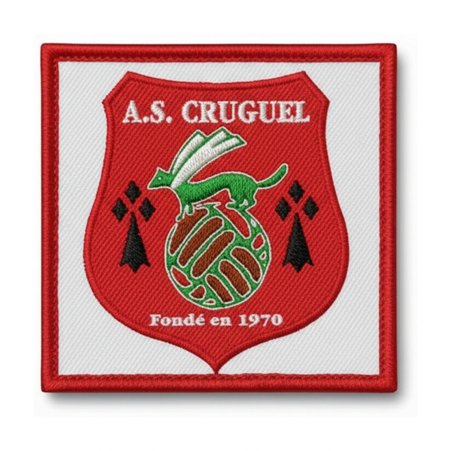 Patch brodé A.S. CRUGUEL Football logo