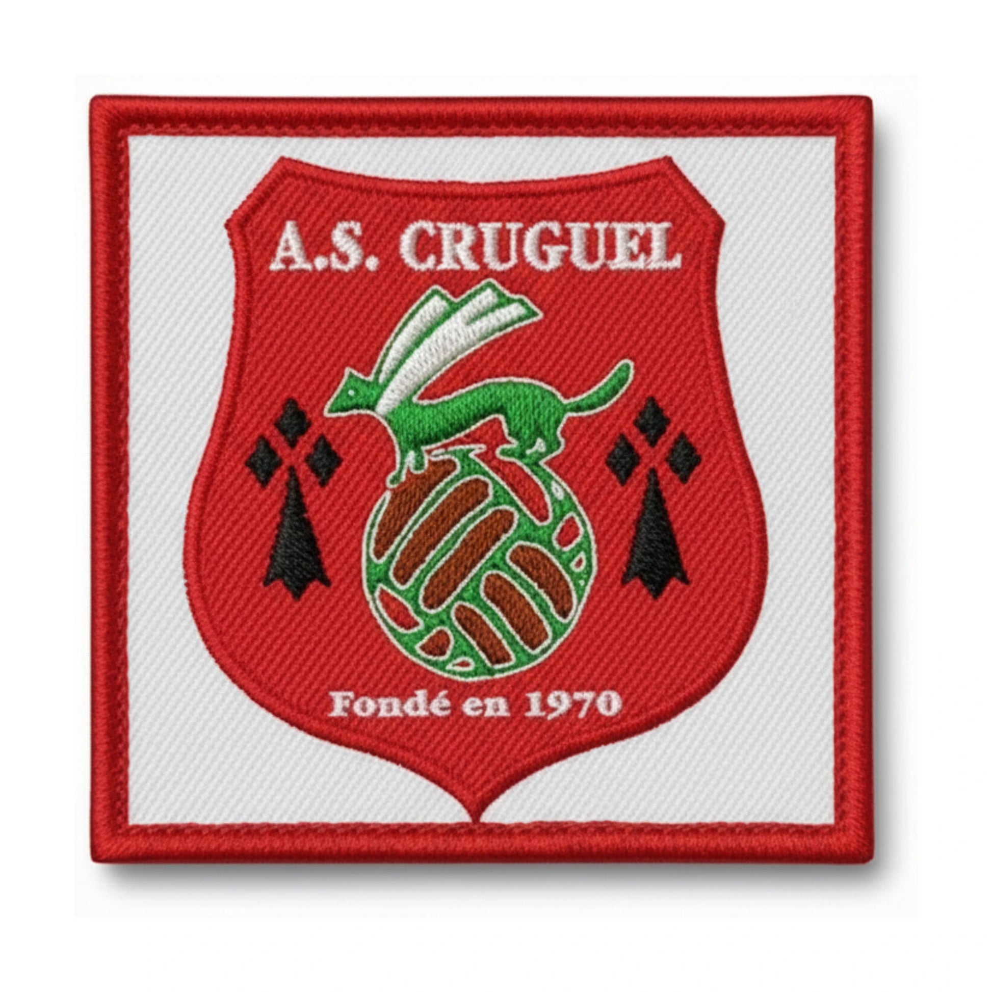 Patch brodé A.S. CRUGUEL Football logo
