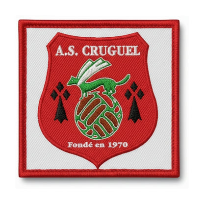 Patch brodé A.S. CRUGUEL Football logo
