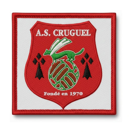 Patch brodé A.S. CRUGUEL Football logo