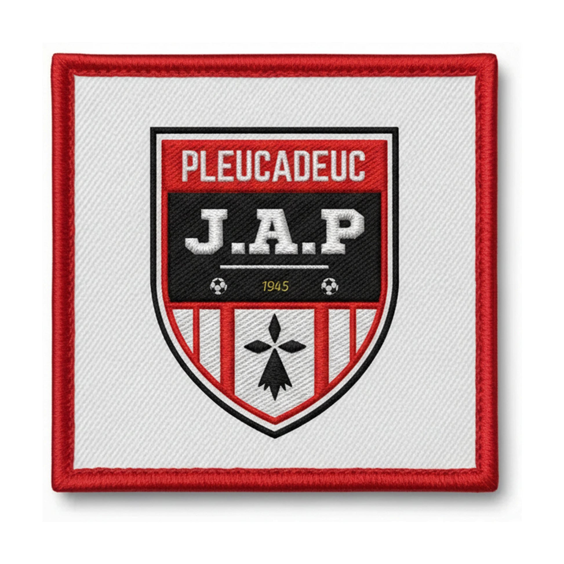 Patch brodé JEANNE D ARC PLEUCADEUC Football logo