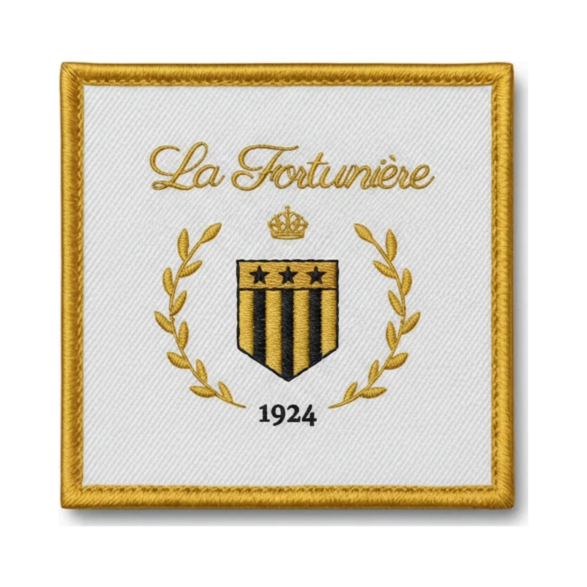 Patch brodé La Fortuniere Labastide Murat Football logo