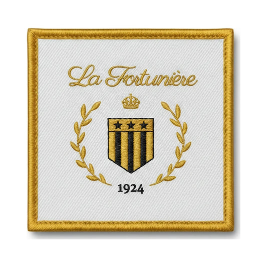 Patch brodé La Fortuniere Labastide Murat Football logo