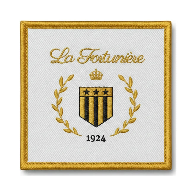 Patch brodé La Fortuniere Labastide Murat Football logo