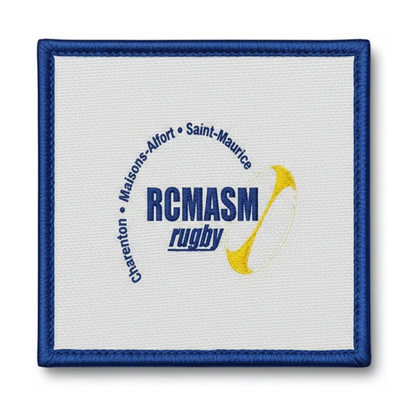 Patch brodé Rugby Charenton Maisons Alfort St Maurice Rugby logo