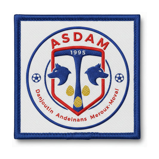 Patch brodé A.S. DANJOUTIN ANDELNANS MEROUX Football logo