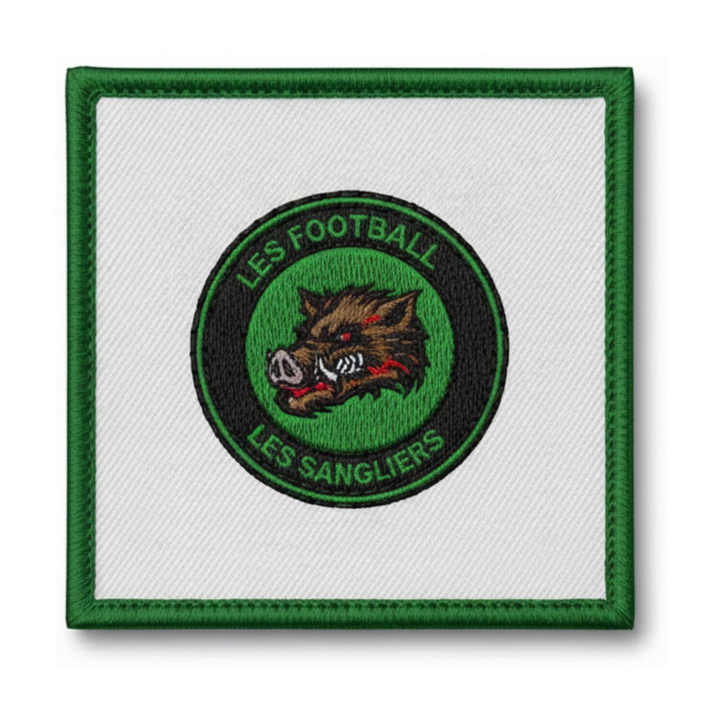 Patch brodé LIEU ST AMAND F. VETERANS LES SANGLIERS Football logo
