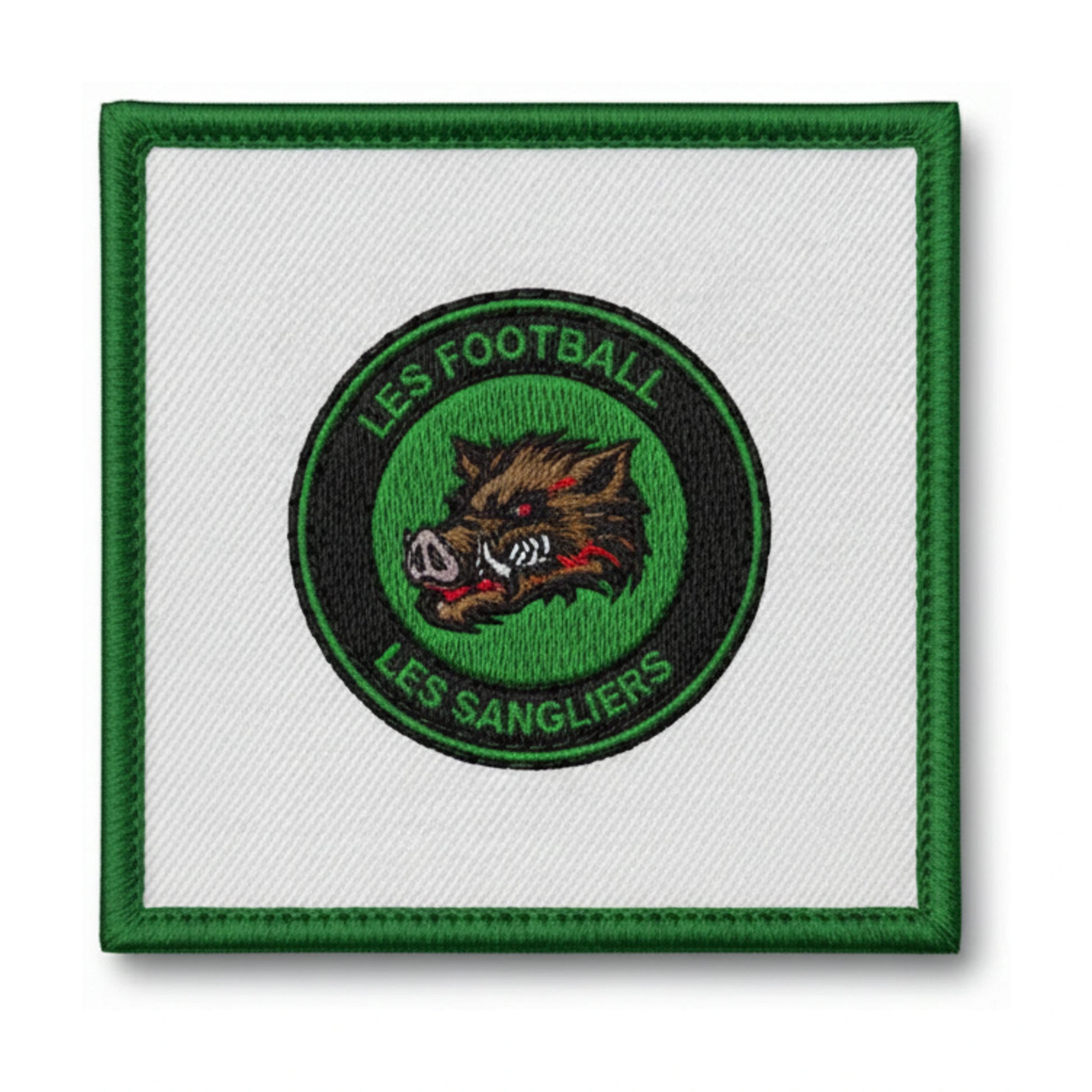 Patch brodé LIEU ST AMAND F. VETERANS LES SANGLIERS Football logo