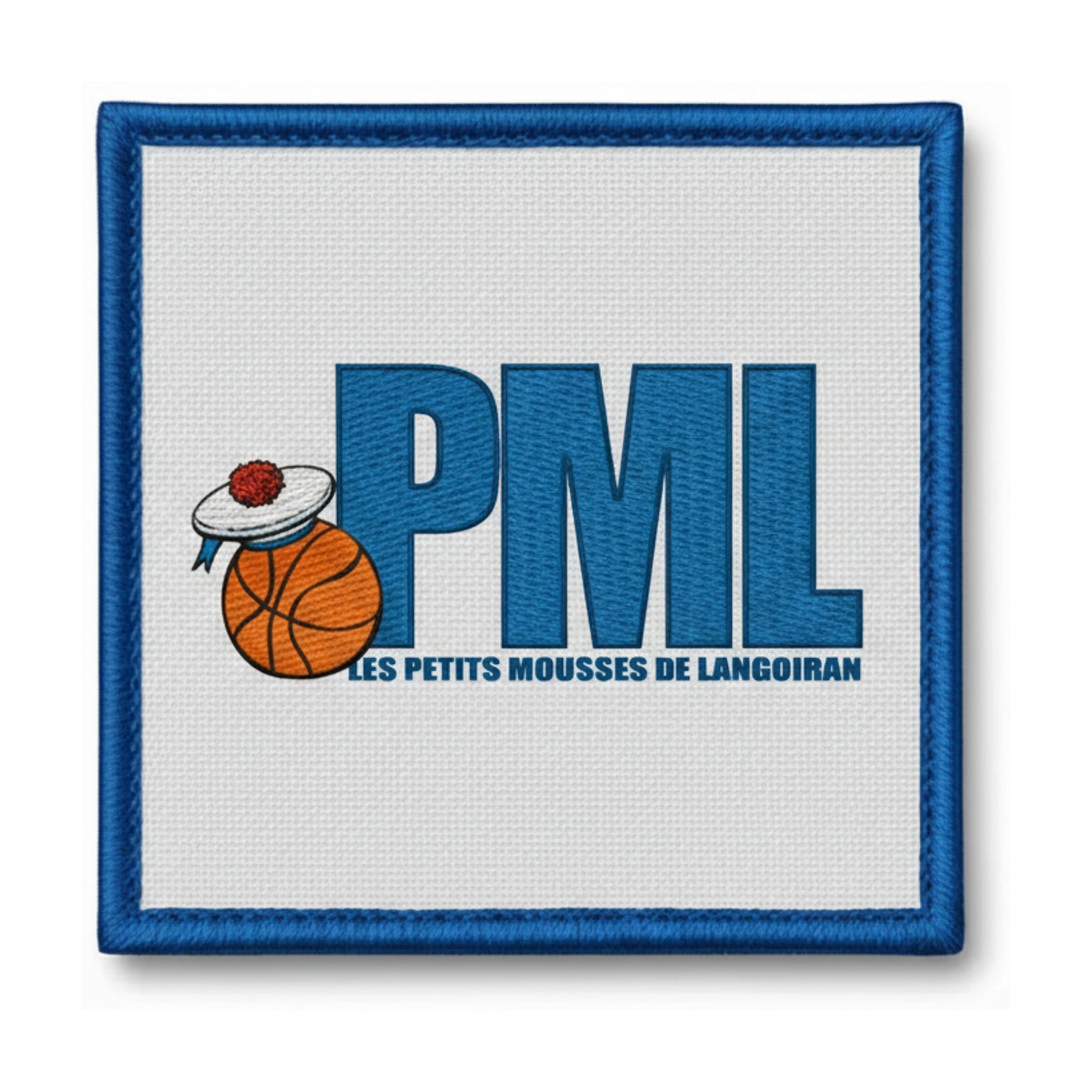 Patch brodé Les Petits Mousses Langoiran Basketball logo