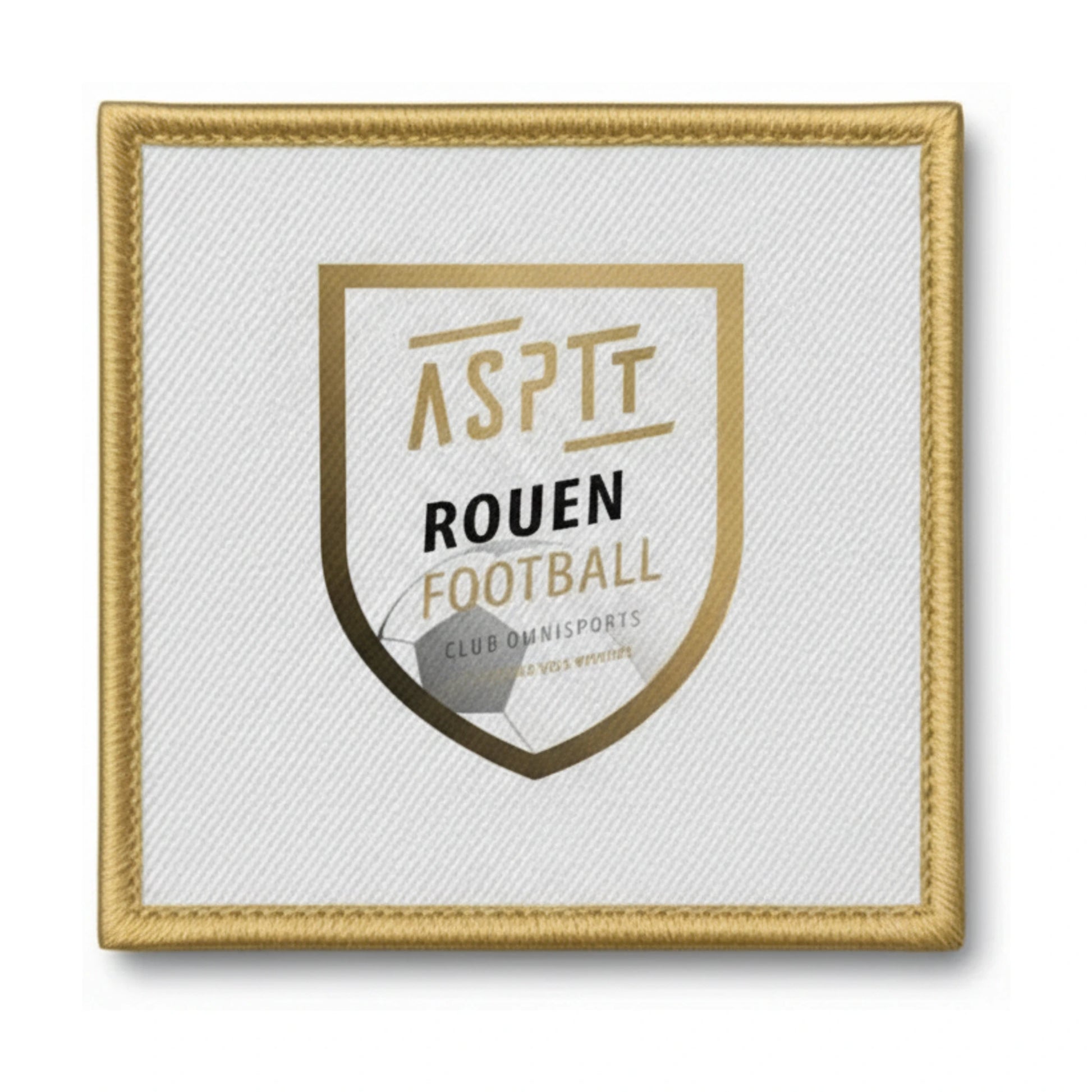 Patch brodé Asptt Rouen Football logo