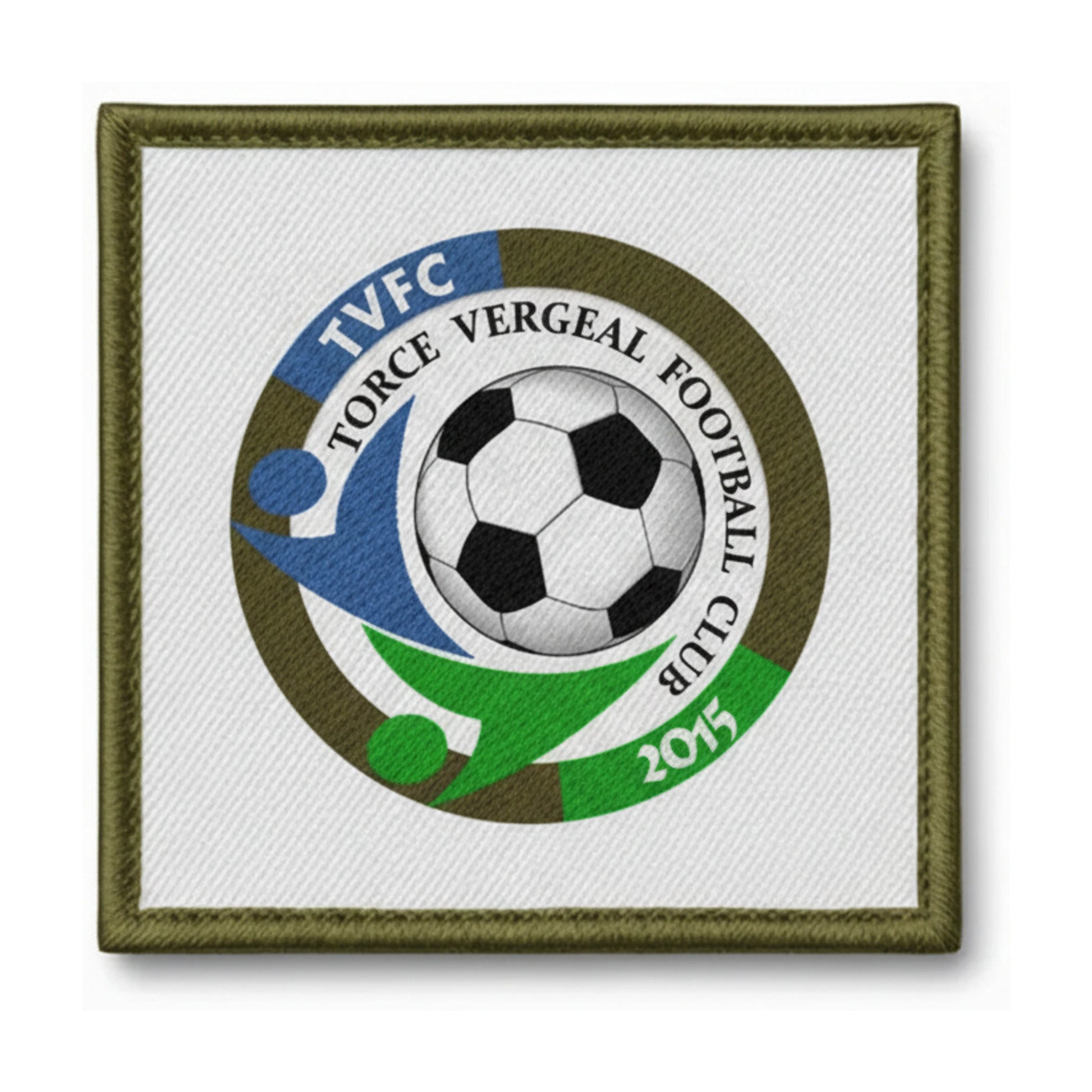 Patch brodé TORCE VERGEAL FOOTBALL CLUB Football logo