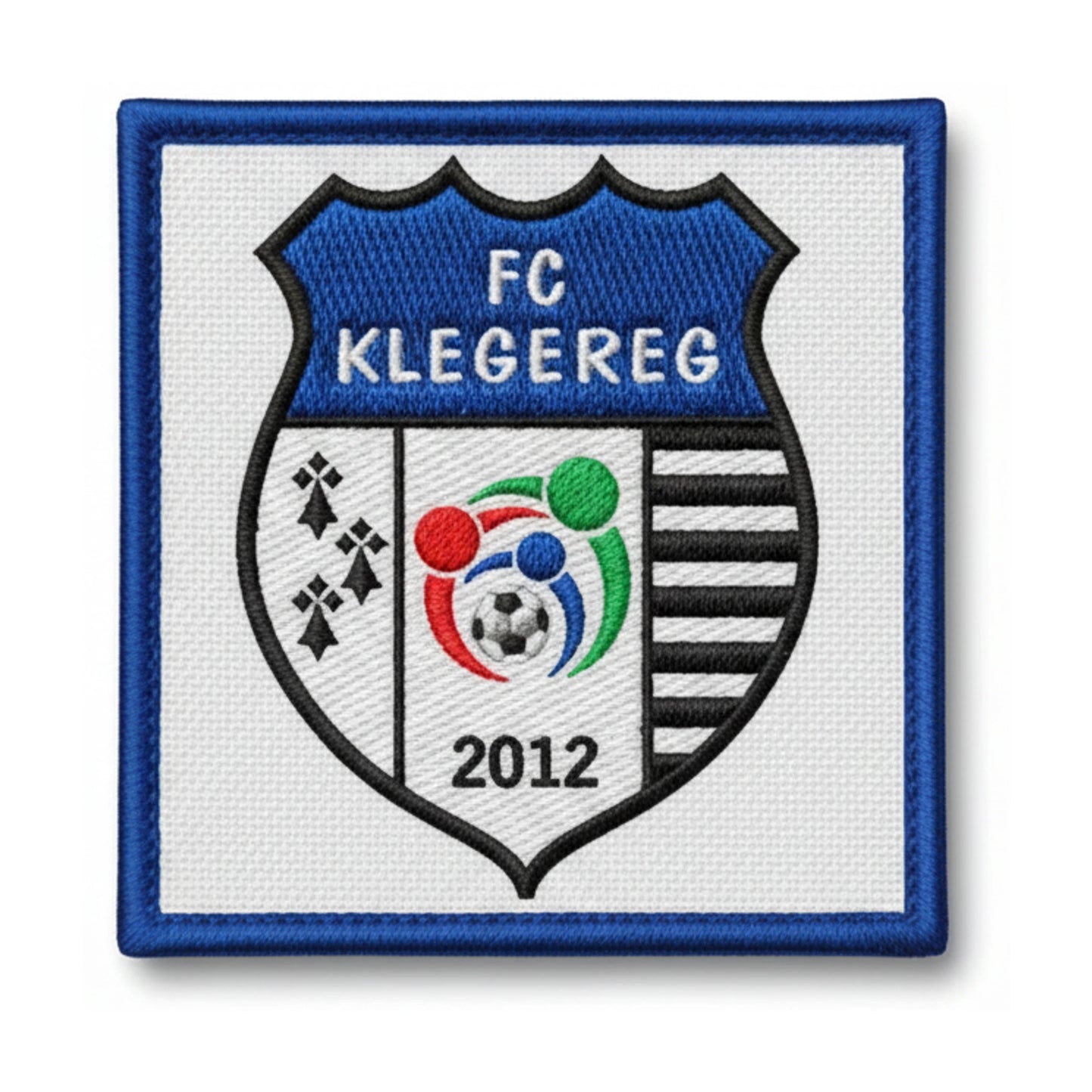 Patch brodé FOOTBALL CLUB KLEGEREG CLEGUEREC Football logo