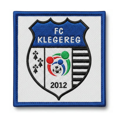 Patch brodé FOOTBALL CLUB KLEGEREG CLEGUEREC Football logo