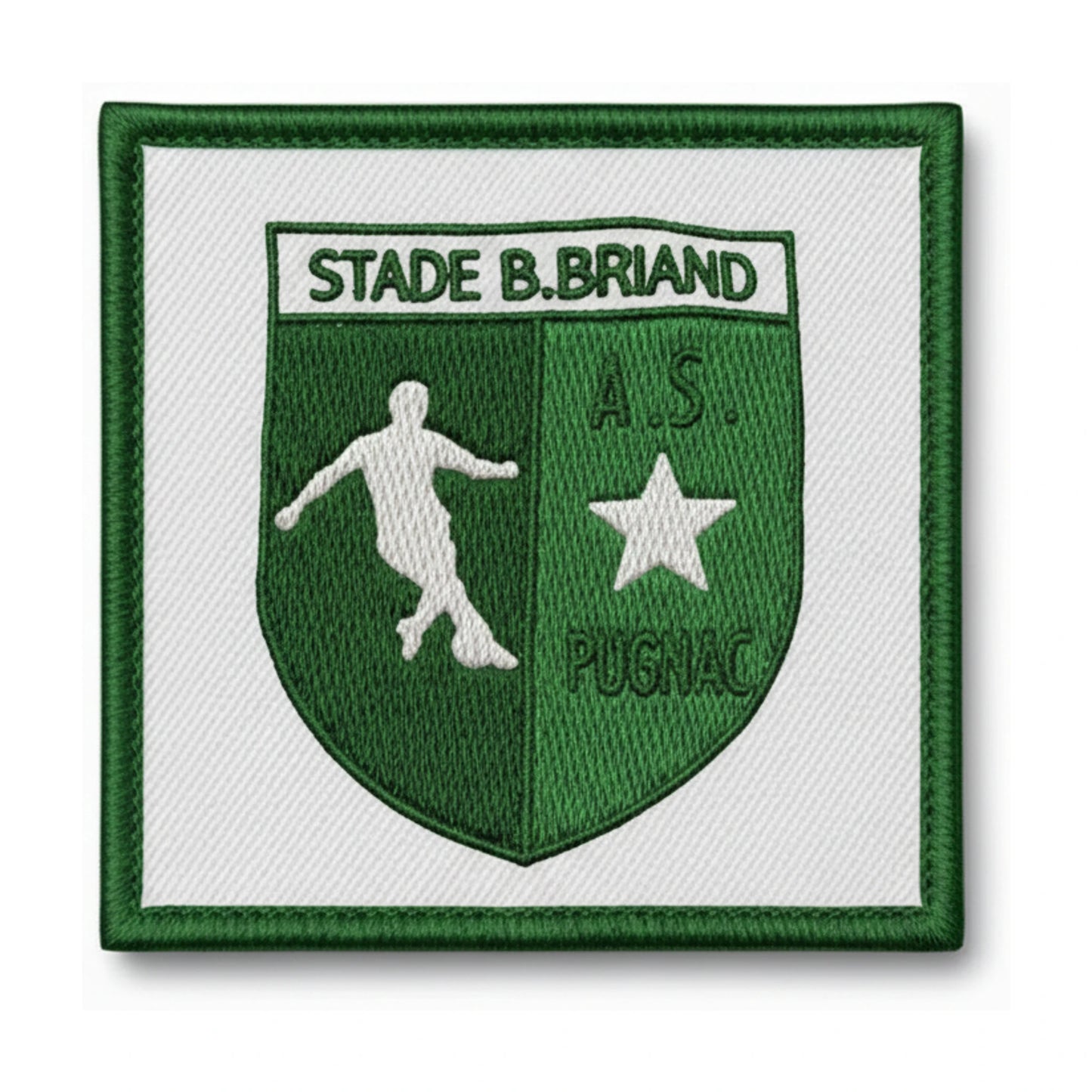 Patch brodé Association Sportive Pugnacaise Football logo
