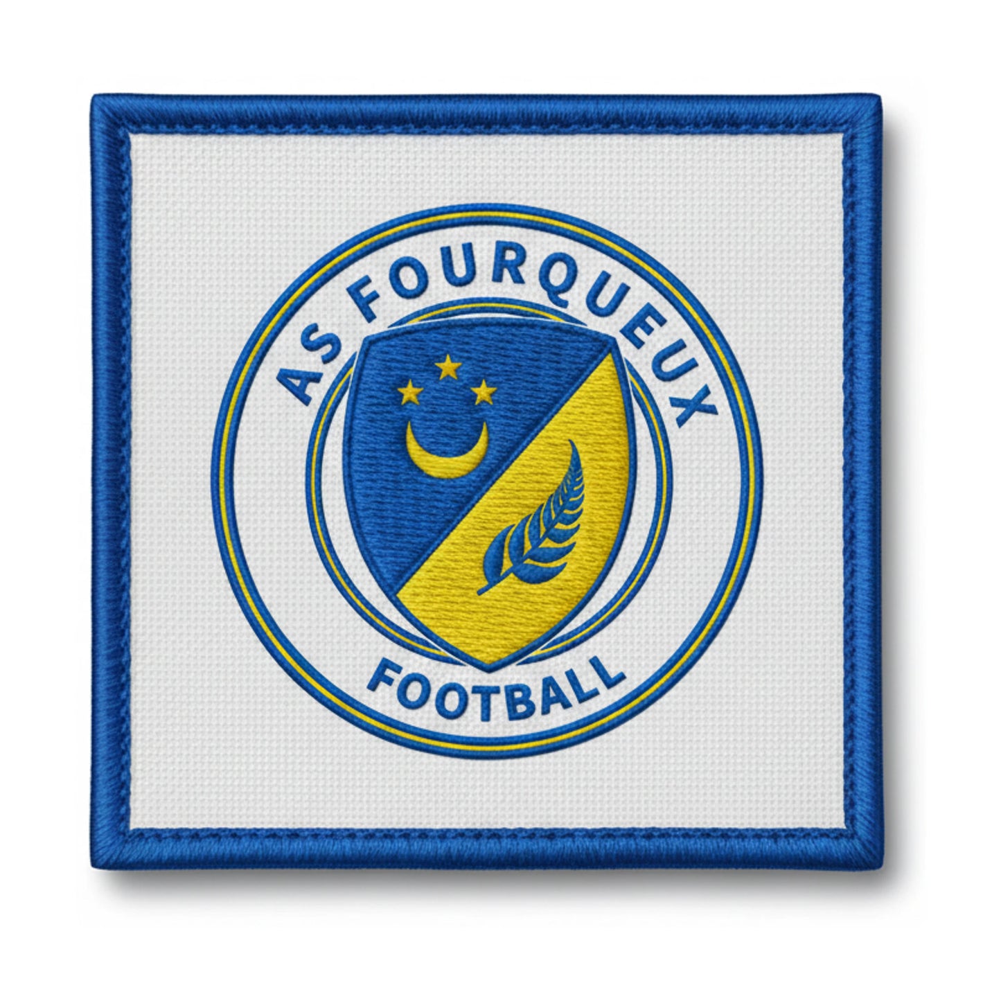 Patch brodé A. S. DE FOURQUEUX Football logo