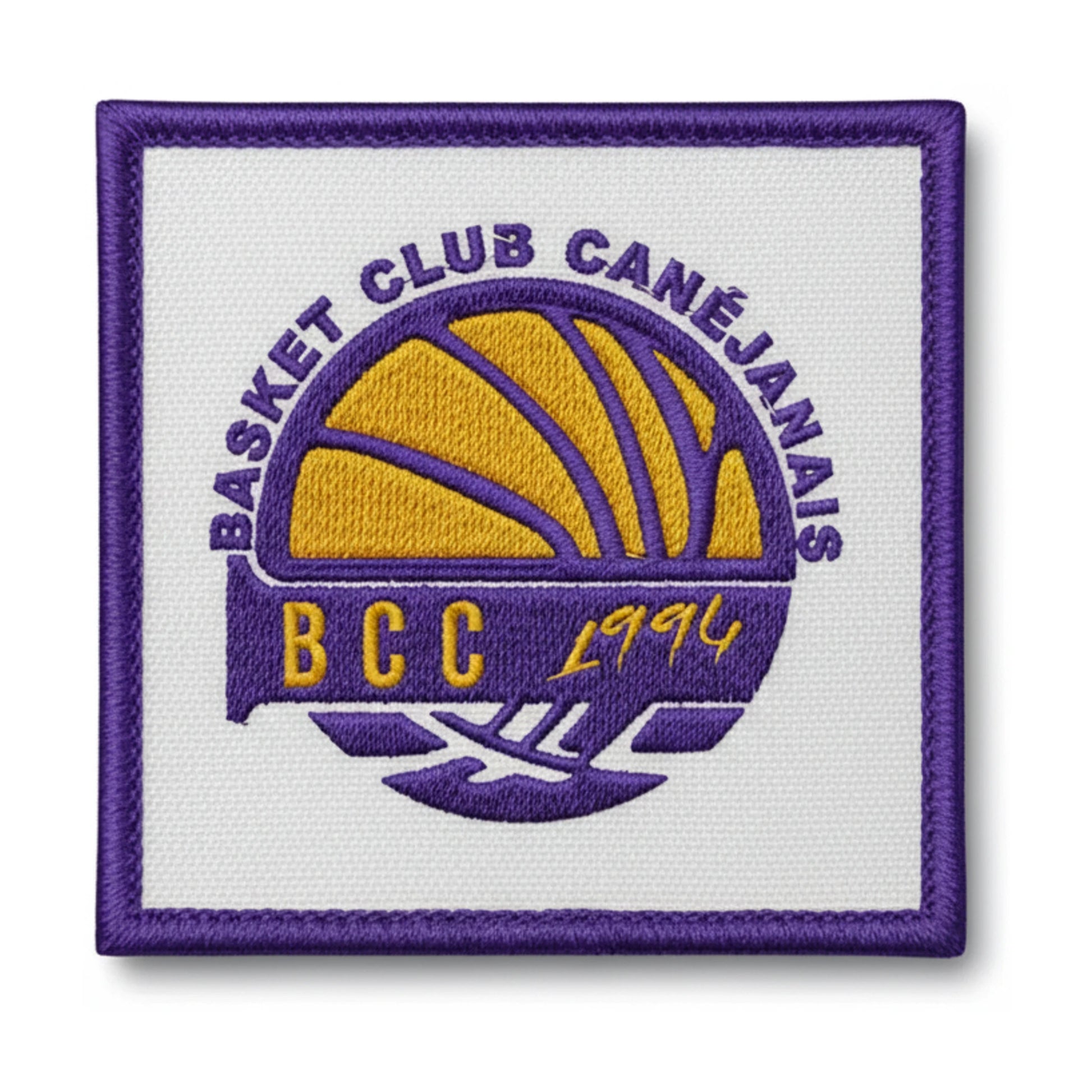 Patch brodé Basket Club Canejanais Basketball logo