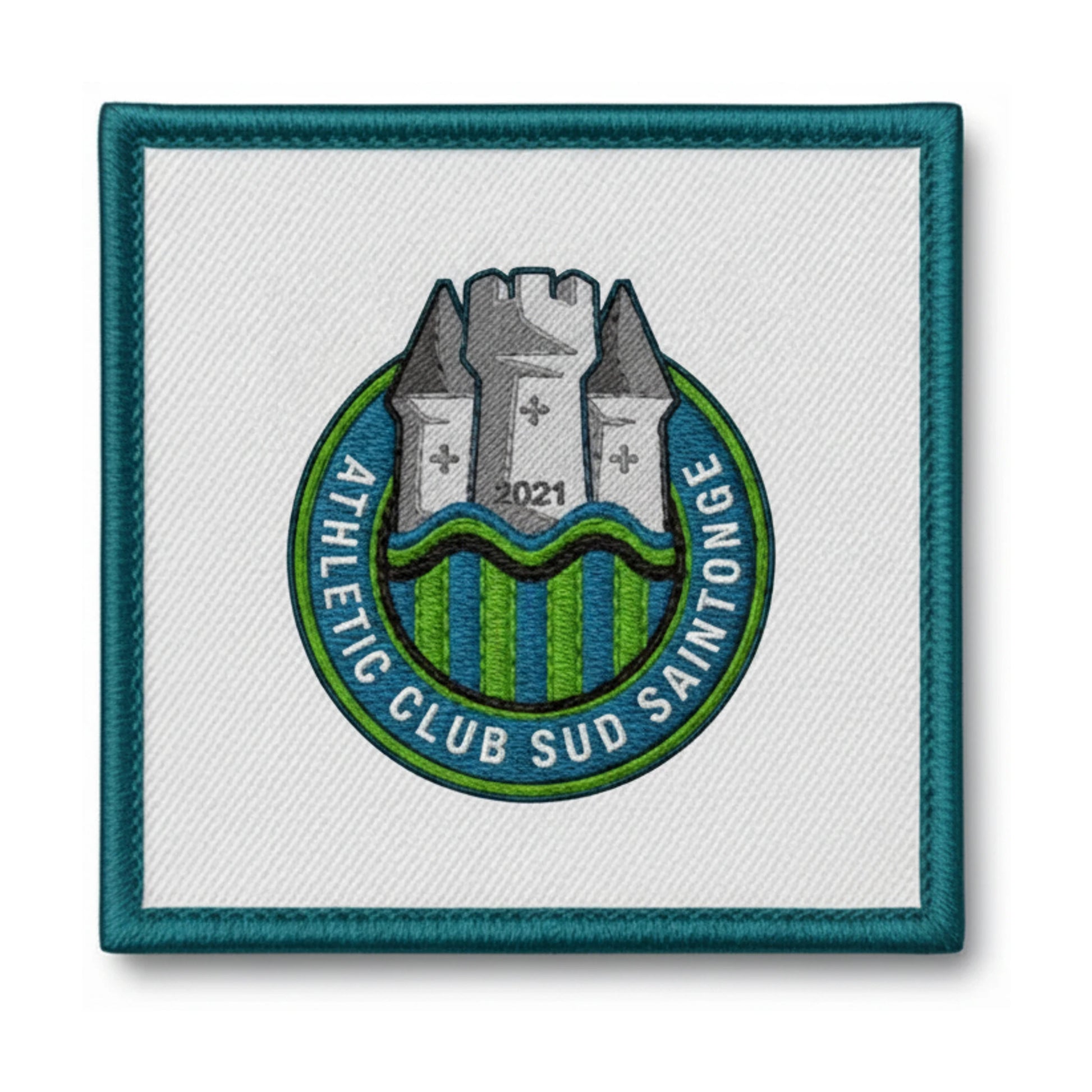 Patch brodé ATHLETIC CLUB SUD SAINTONGE Football logo