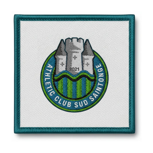 Patch brodé ATHLETIC CLUB SUD SAINTONGE Football logo