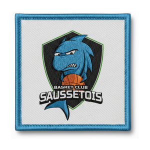 Patch brodé Basket Club Saussetois Basketball logo