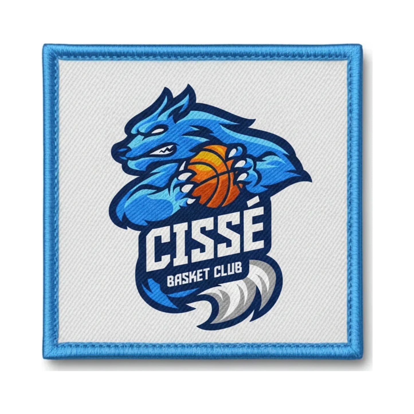 Patch brodé Cisse Basket Club Basketball logo
