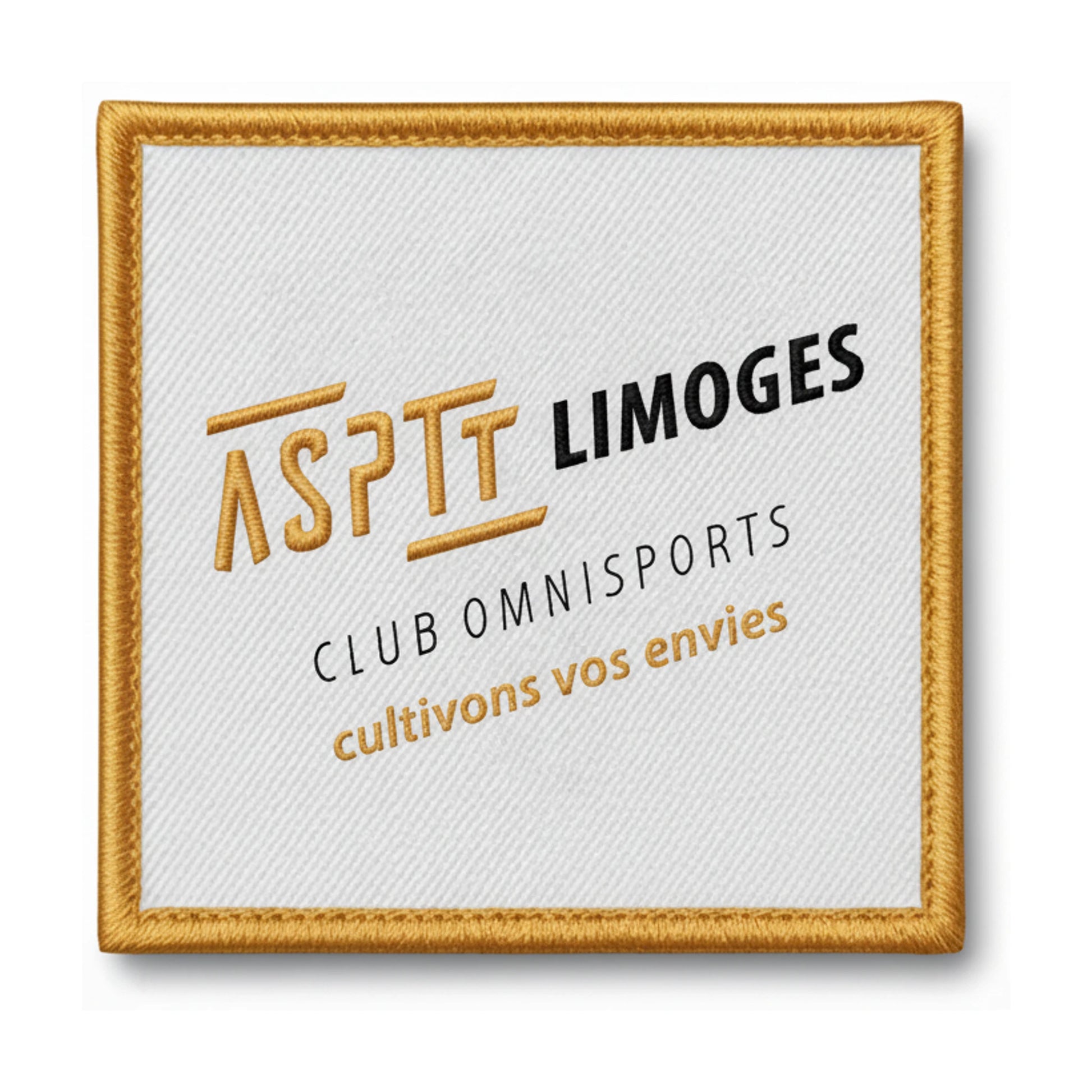 Patch brodé ASPTT Limoges Football logo