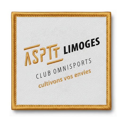 Patch brodé ASPTT Limoges Football logo