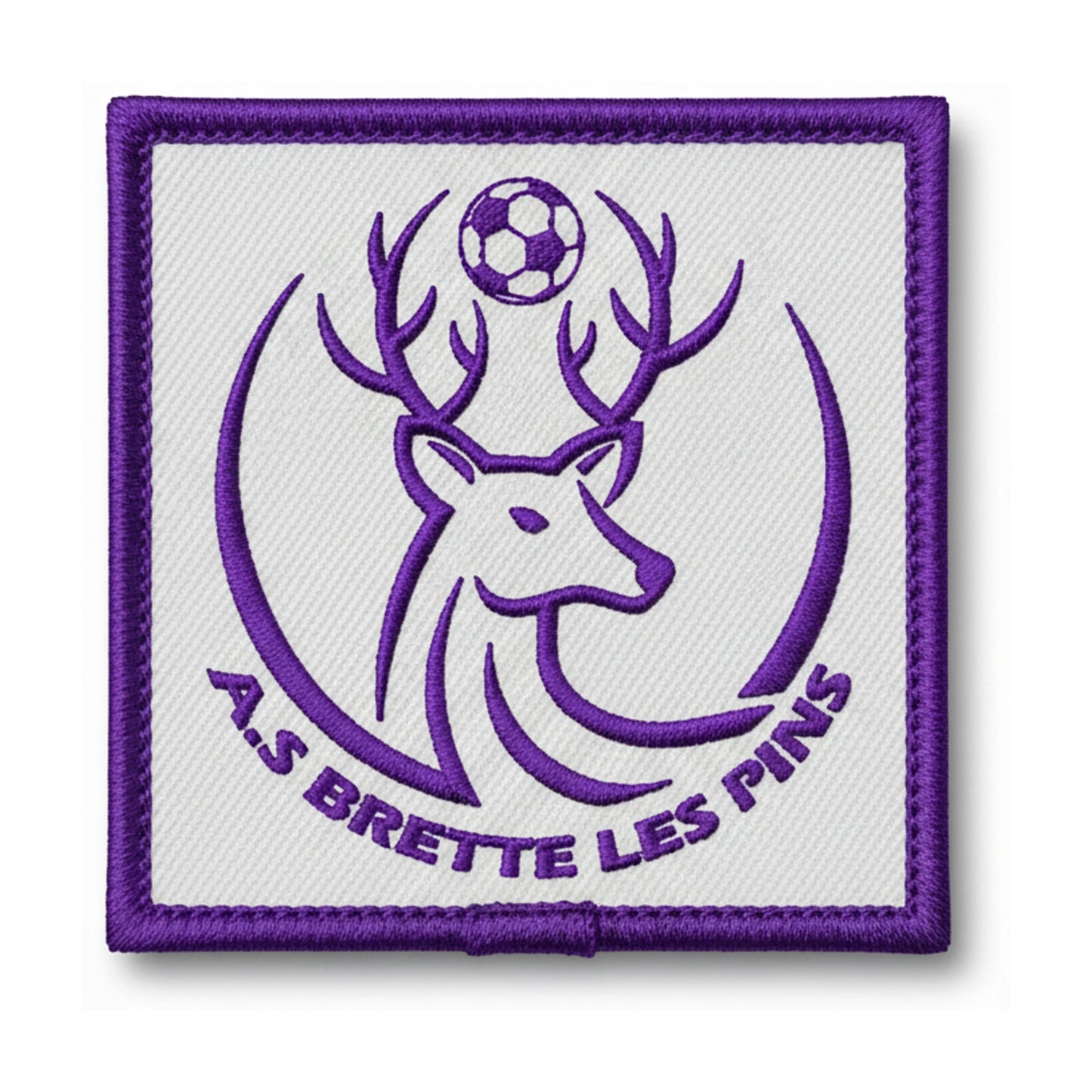 Patch brodé A. S. BRETTE Football logo