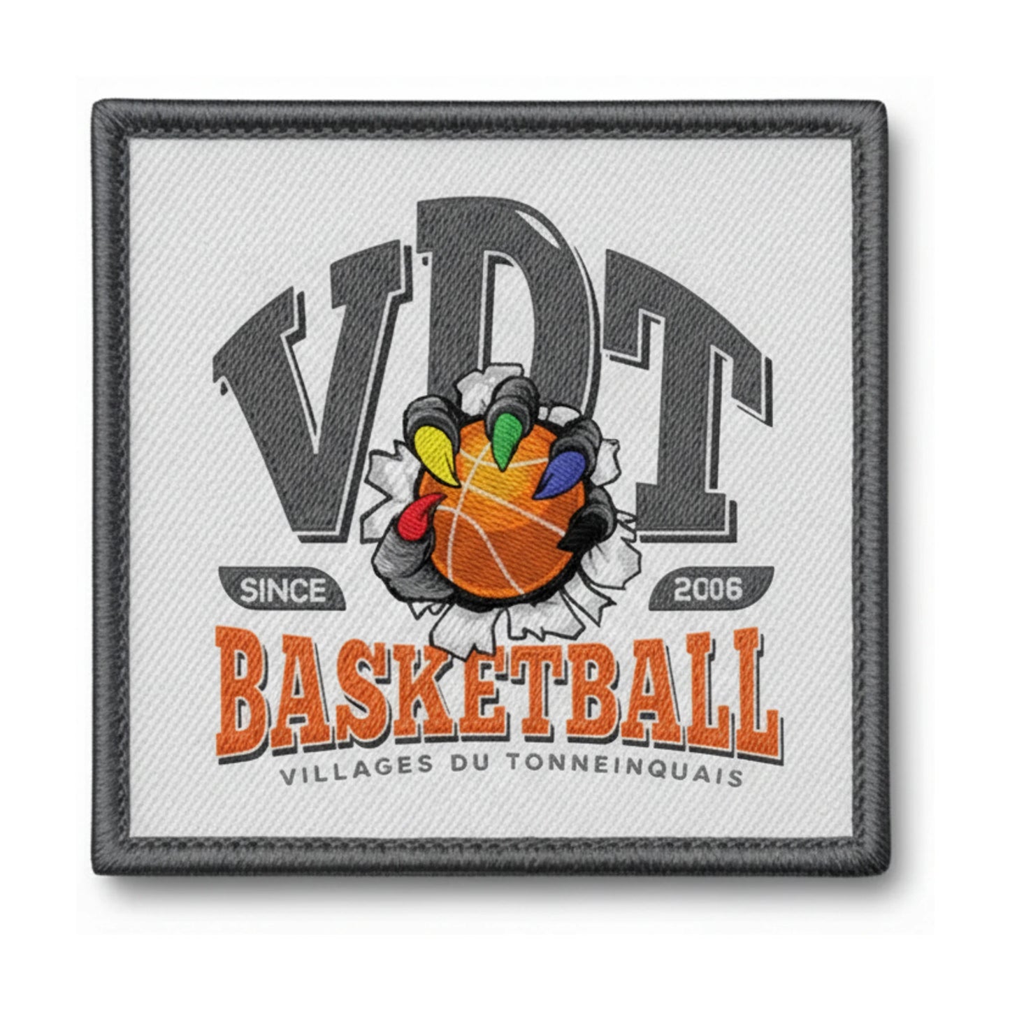 Patch brodé Les Villages Du Tonneinquais Basketball logo