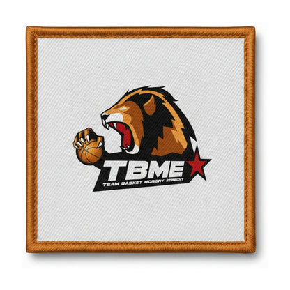 Patch brodé Team Basket Morigny Etrechy Basketball logo