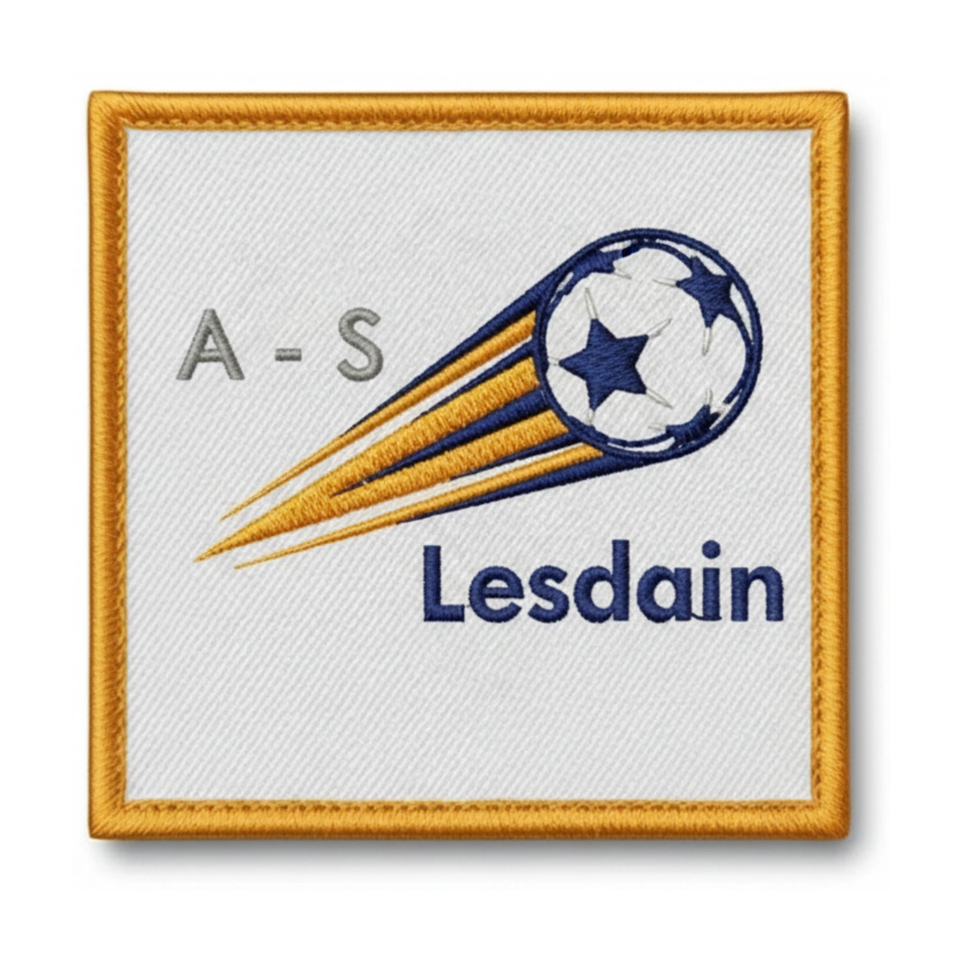 Patch brodé A. S. LESDAIN Football logo