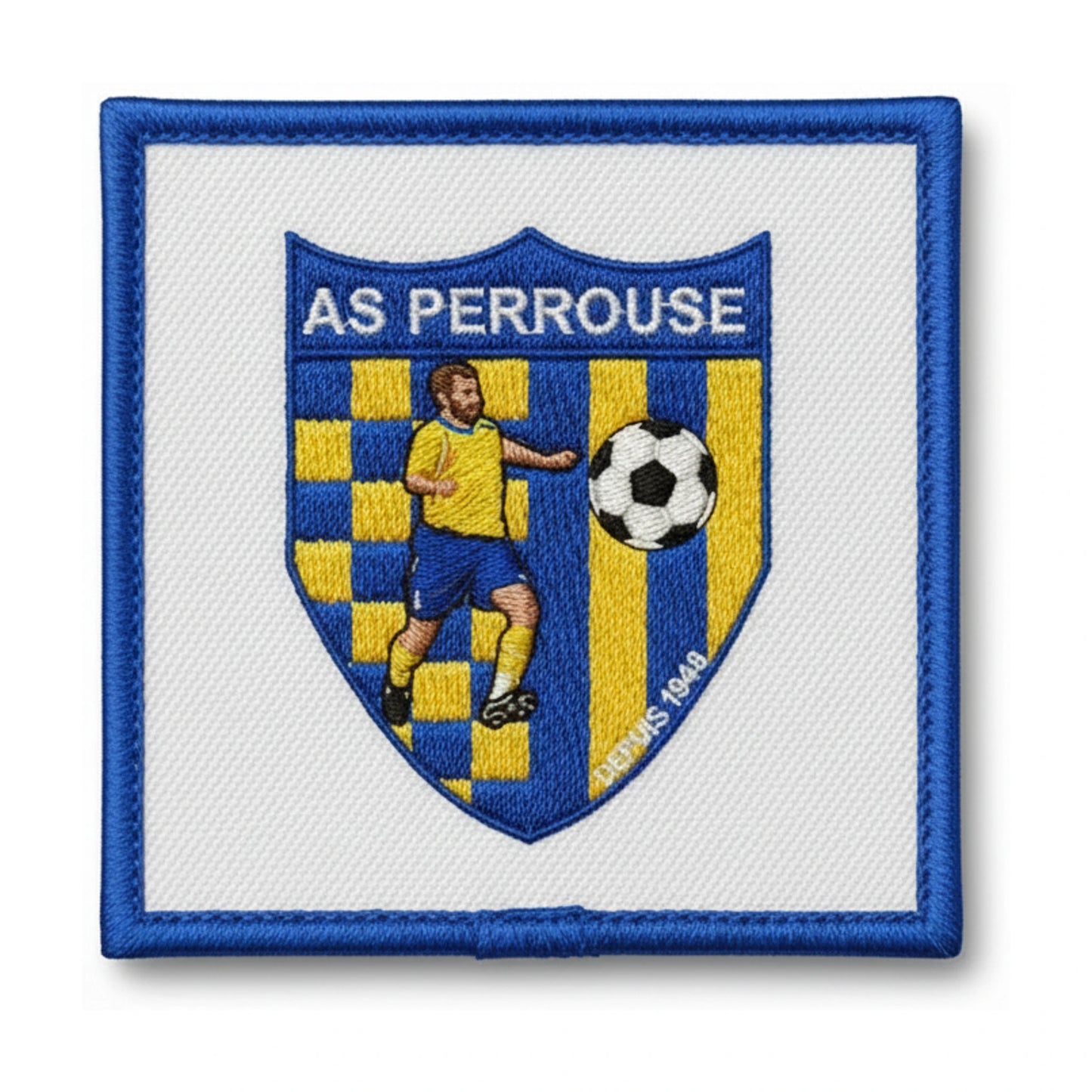 Patch brodé AS Perrousienne Football logo