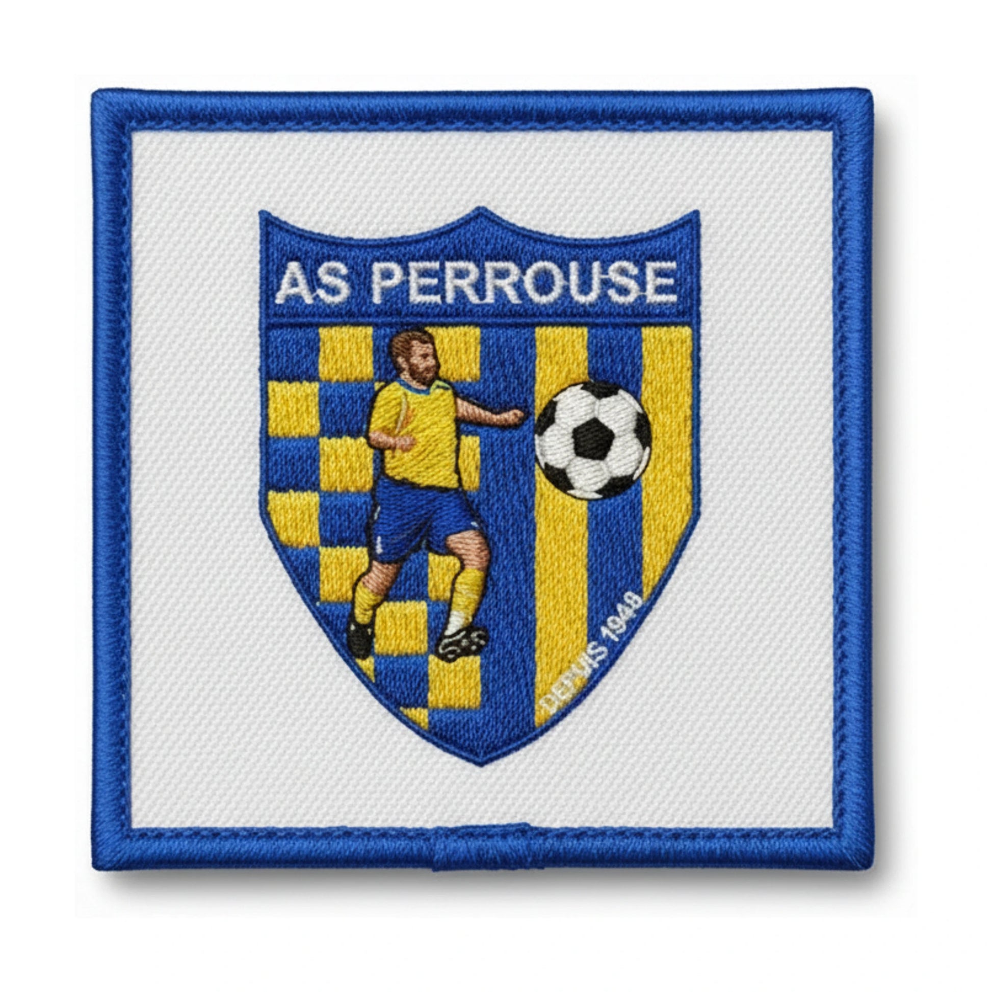 Patch brodé AS Perrousienne Football logo