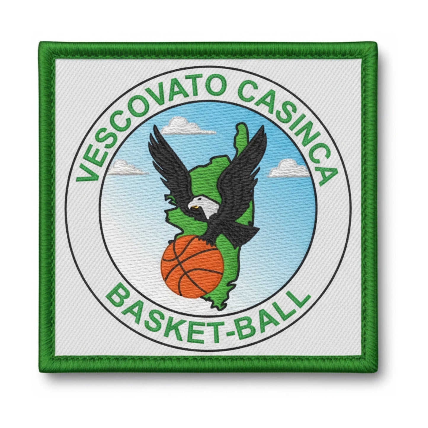Patch brodé Vescovato Casinca Basket Ball Basketball logo
