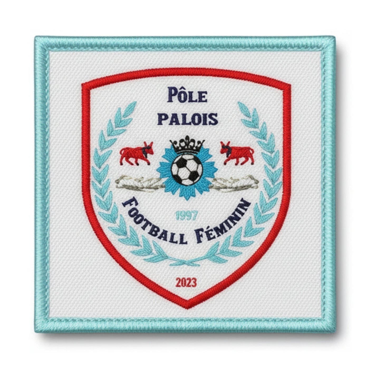 Patch brodé POLE PALOIS FOOTBALL FEMININ Football logo