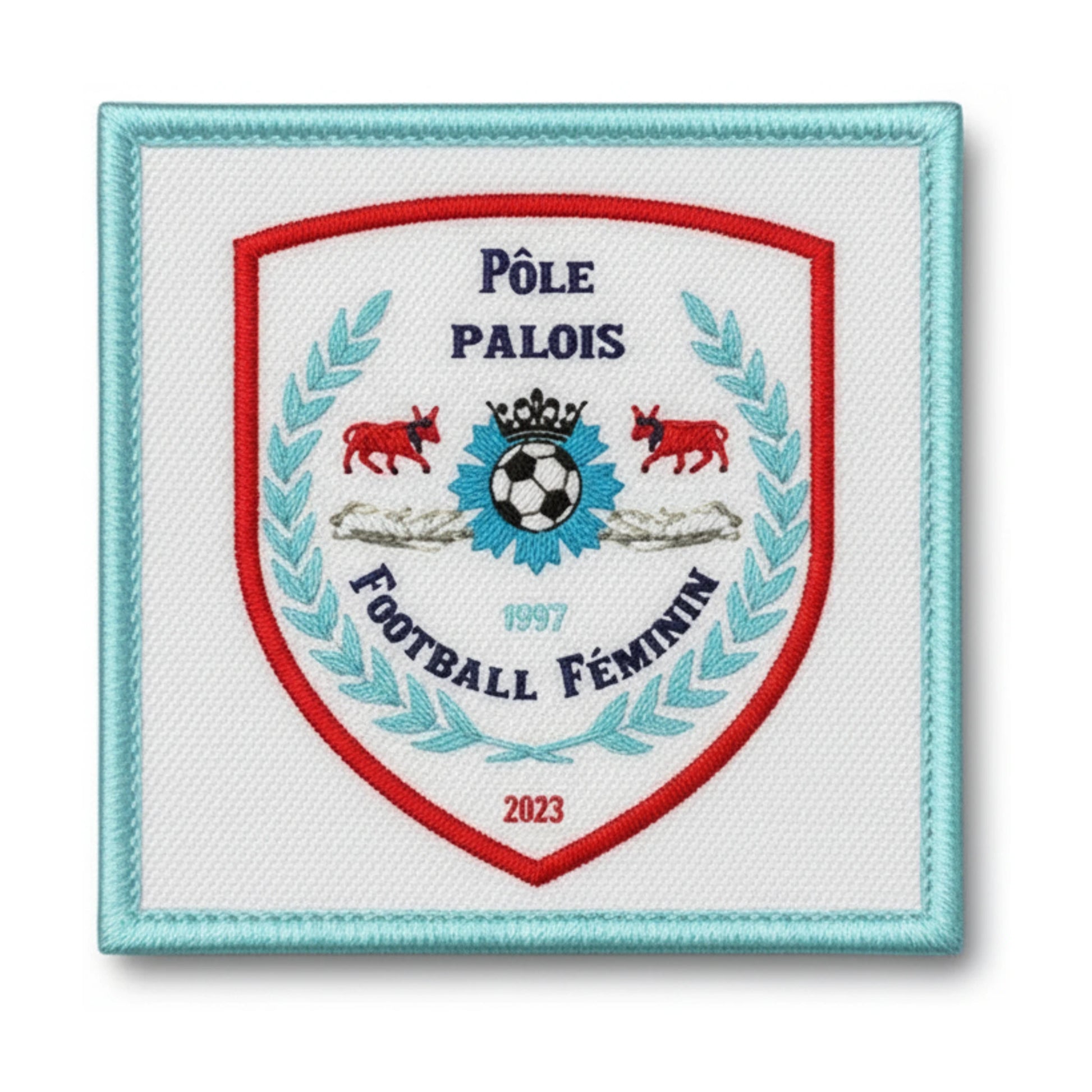 Patch brodé POLE PALOIS FOOTBALL FEMININ Football logo